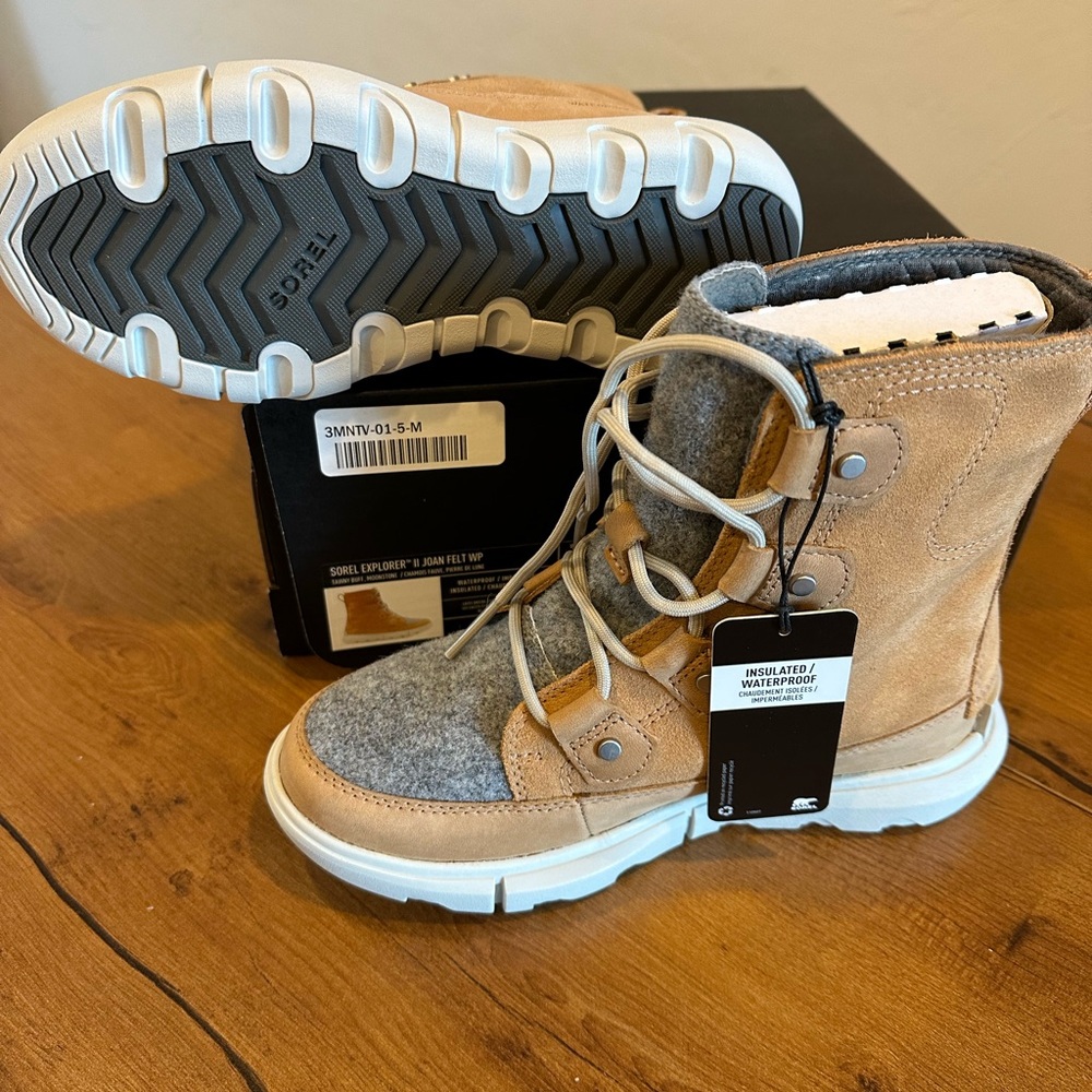 Sorel Explorer II Joan Felt and Leather - Waterproof